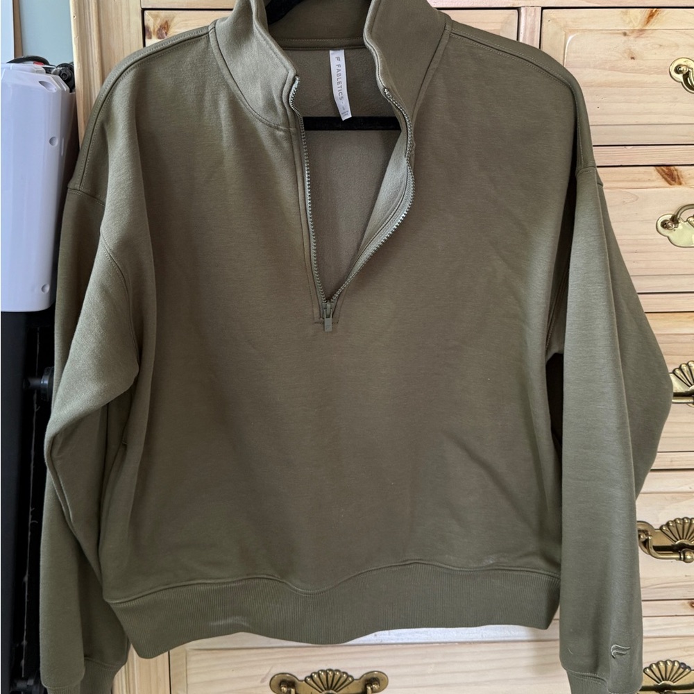 Fabletics Cropped HalfZip Sweatshirt